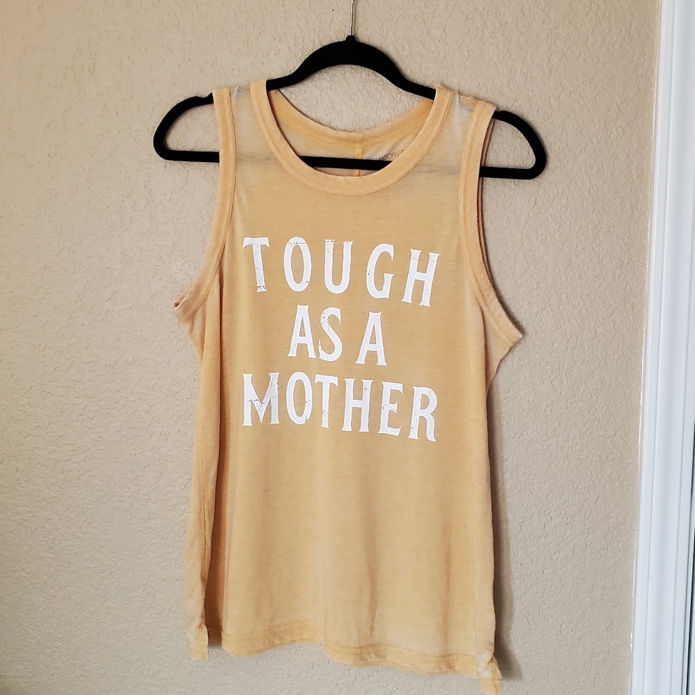 Grayson Threads Yellow Tough As A Mother Graphic T
